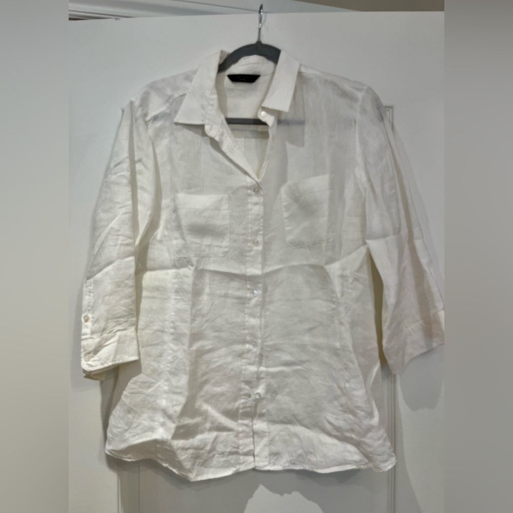 Linen shirt 3/4 sleeve